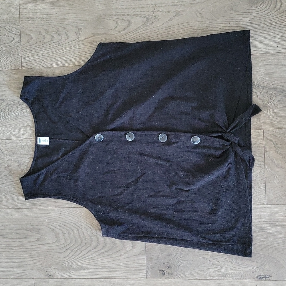 Old navy button tie tank